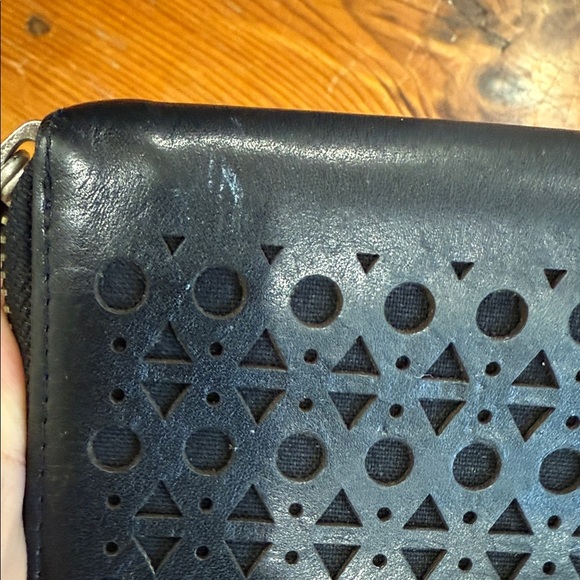Rebecca Minkoff Black Leather Long Zippered Wallet - Picture 11 of 11